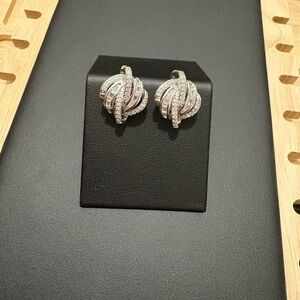COPY - Elegant Silver Knot Earrings